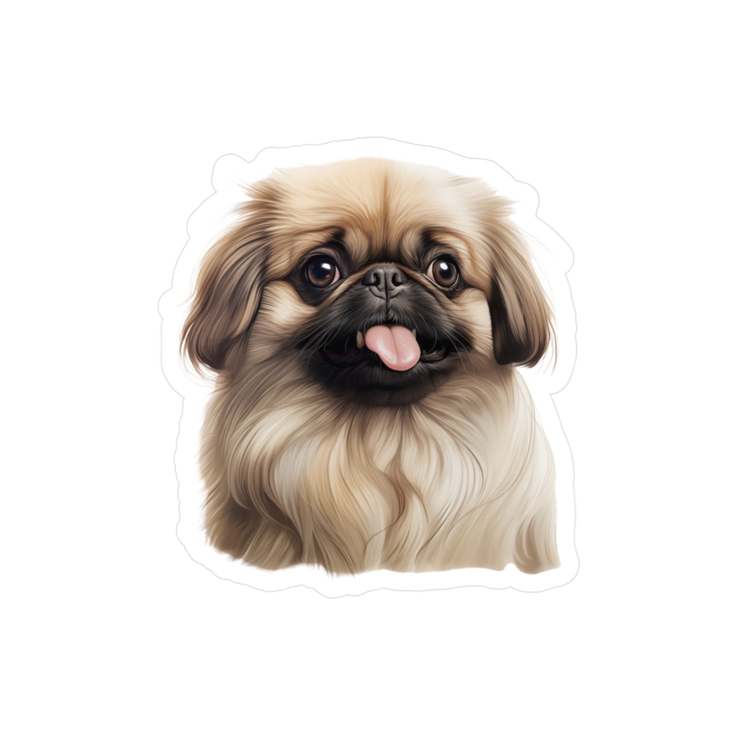 Pekingese Sticker - Vinyl Dog Decals