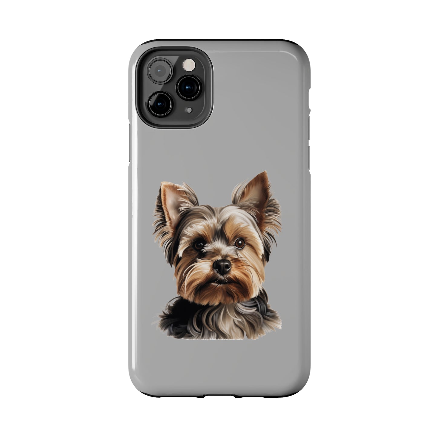 Yorkshire Terrier Tough Phone Case (Light Grey)