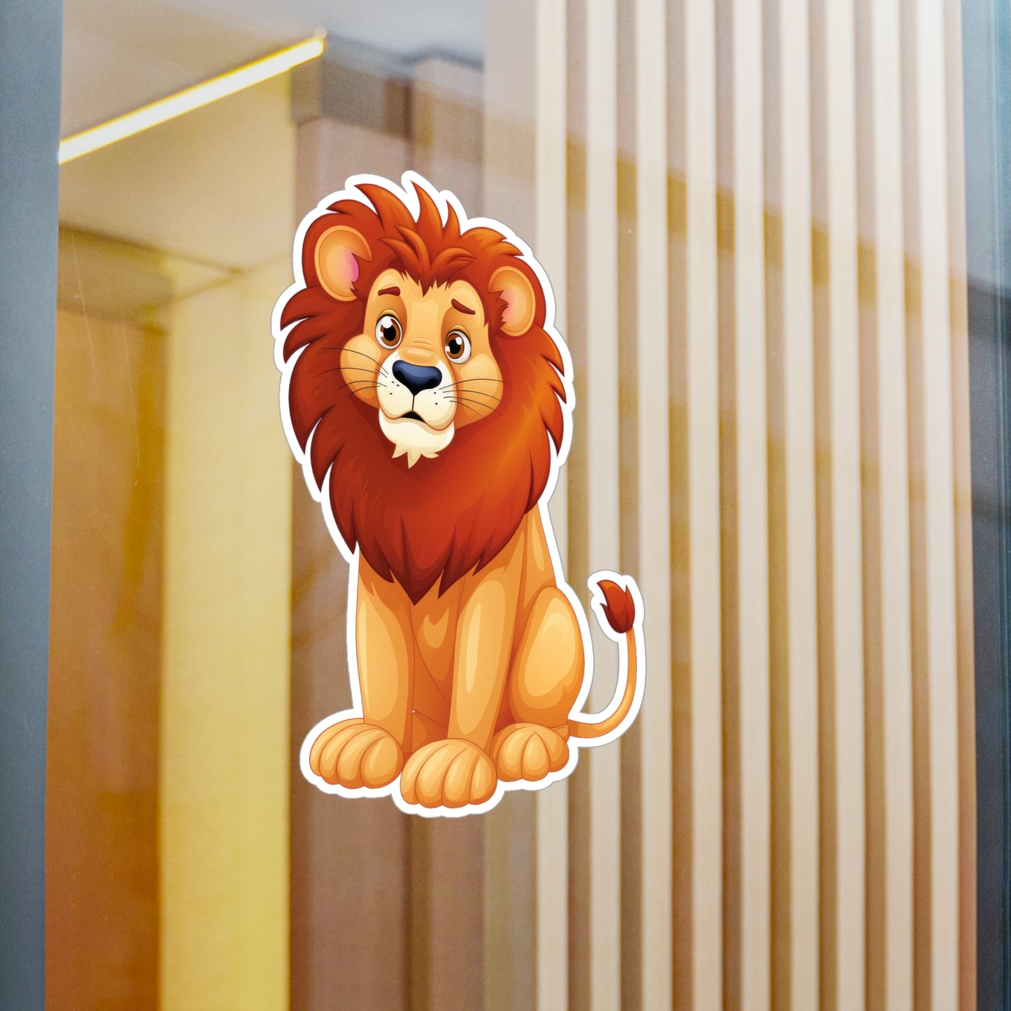 Lion Sticker - Waterproof Vinyl Wildlife Decal