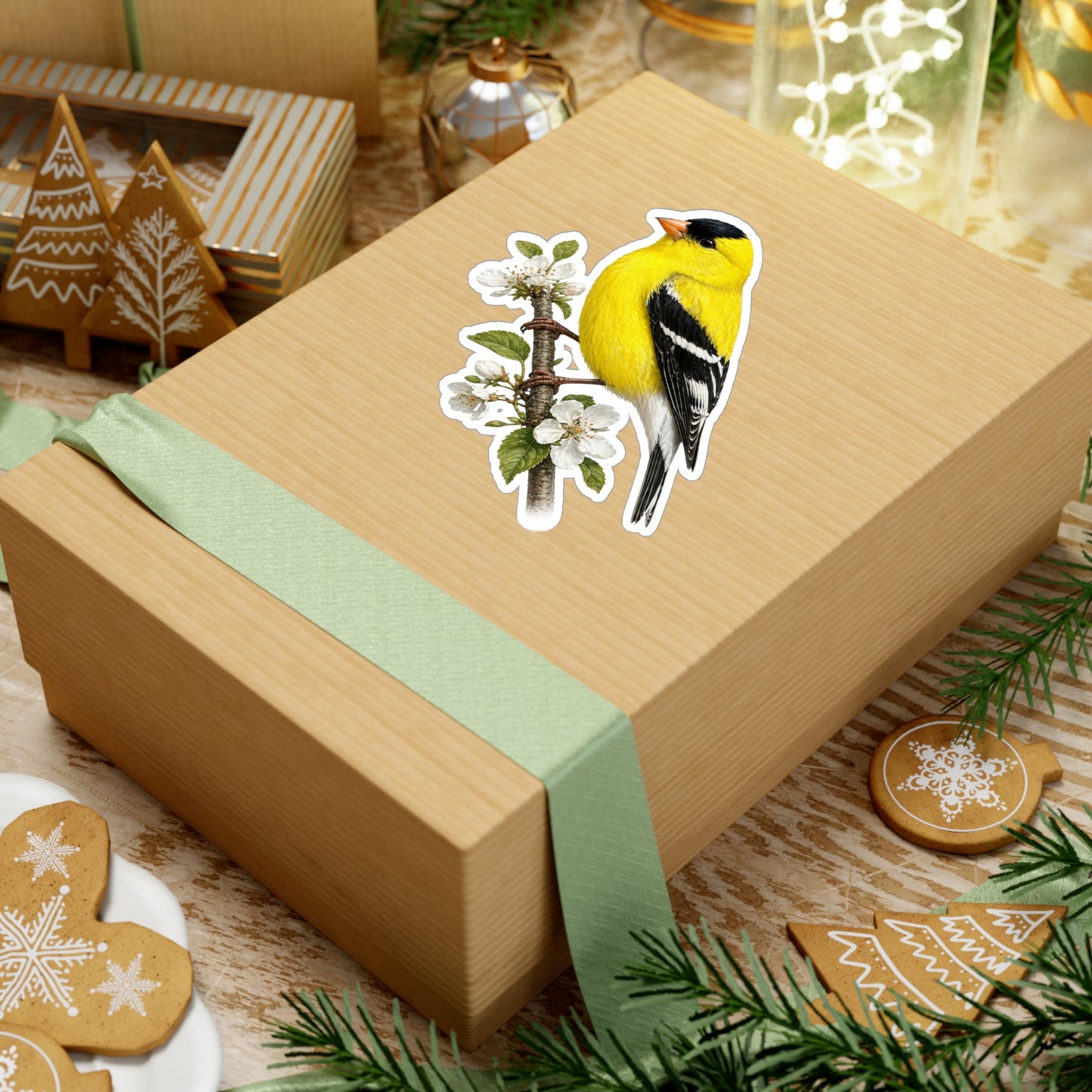 Goldfinch Bird Sticker - Vinyl Decal