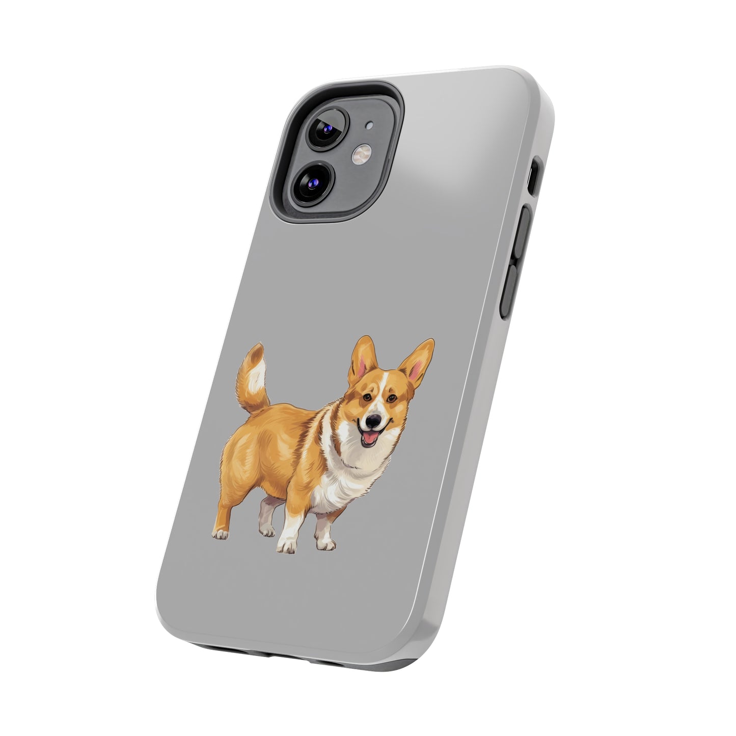 Light Grey Corgi Tough Phone Case