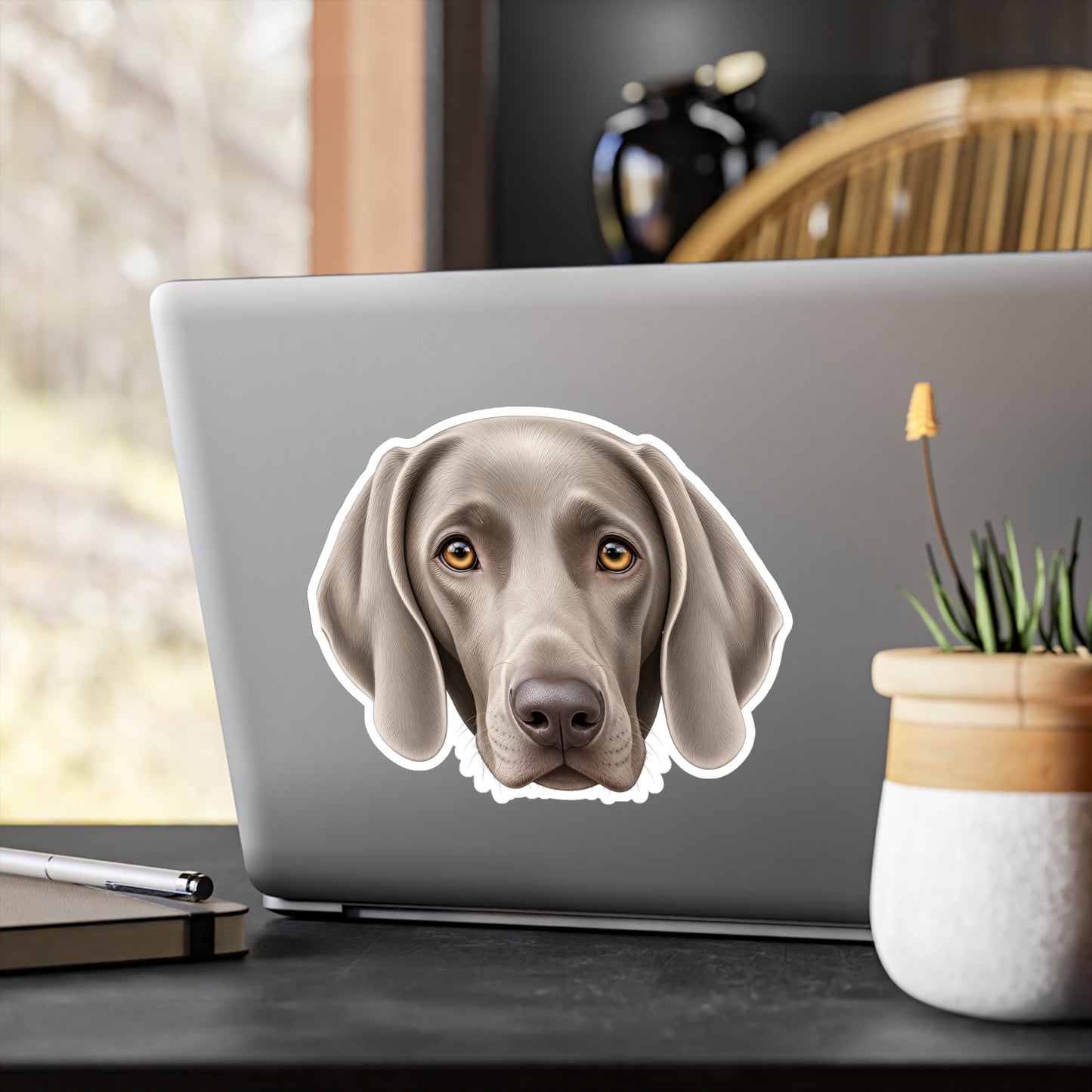 Weimaraner Sticker | Waterproof Vinyl Decal | Dog Lover Gift
