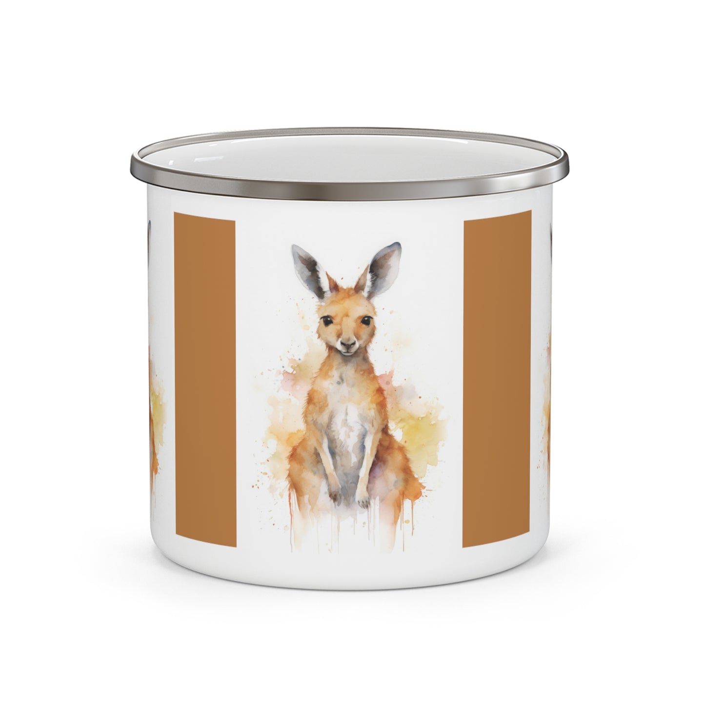 Kangaroo Enamel Camping Mug