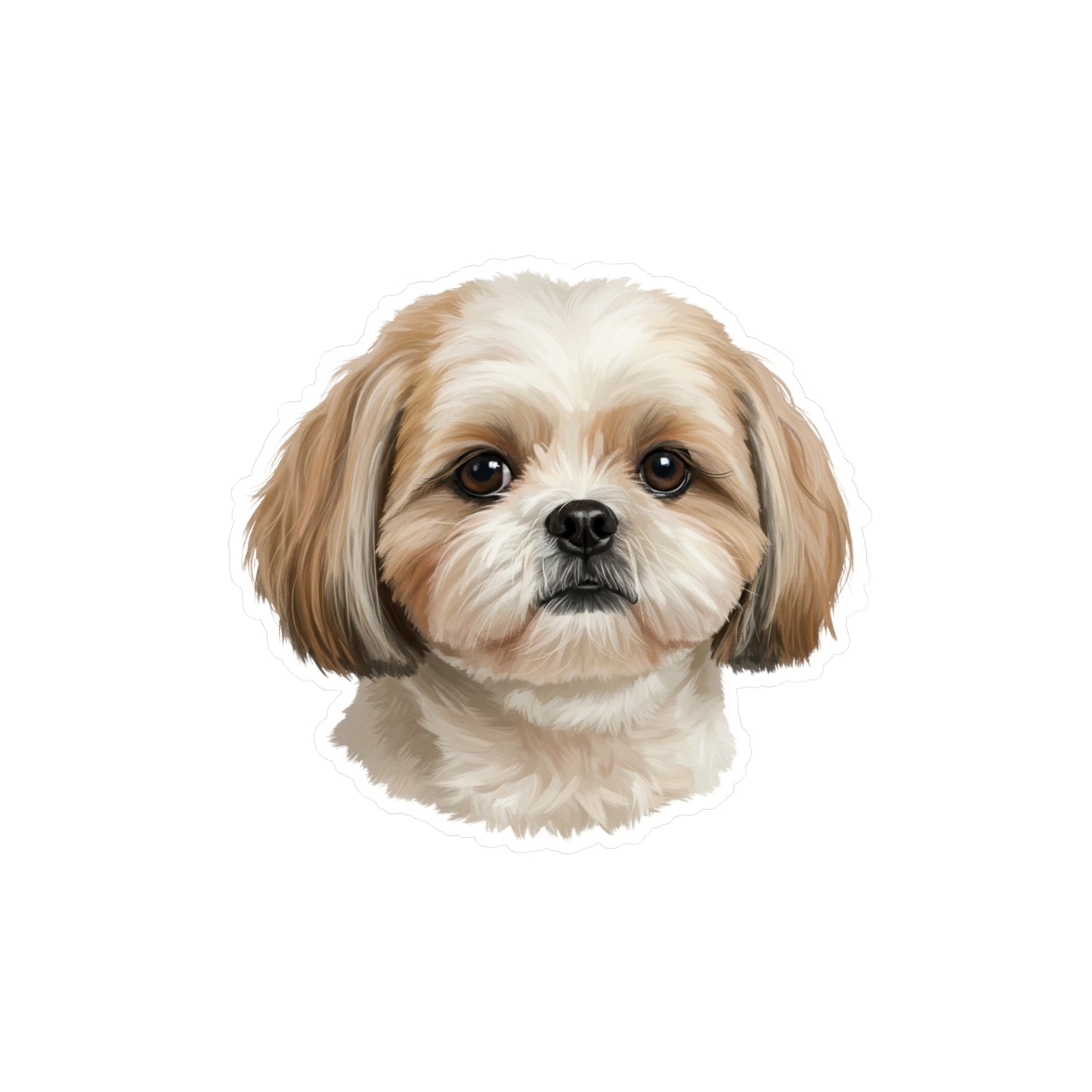 Shih Tzu Sticker - Waterproof Dog Decal