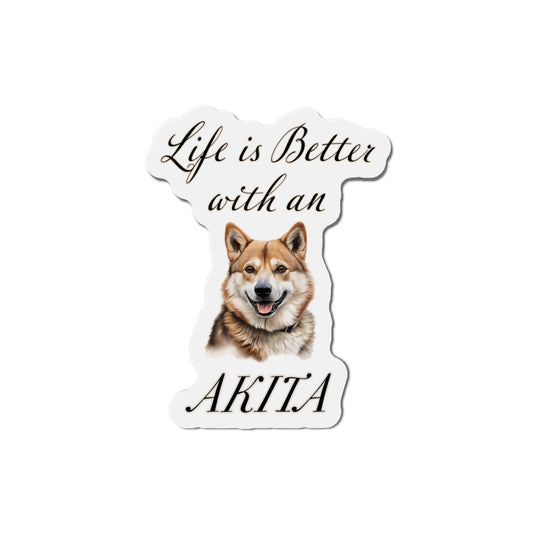 Akita Magnet - Die-Cut