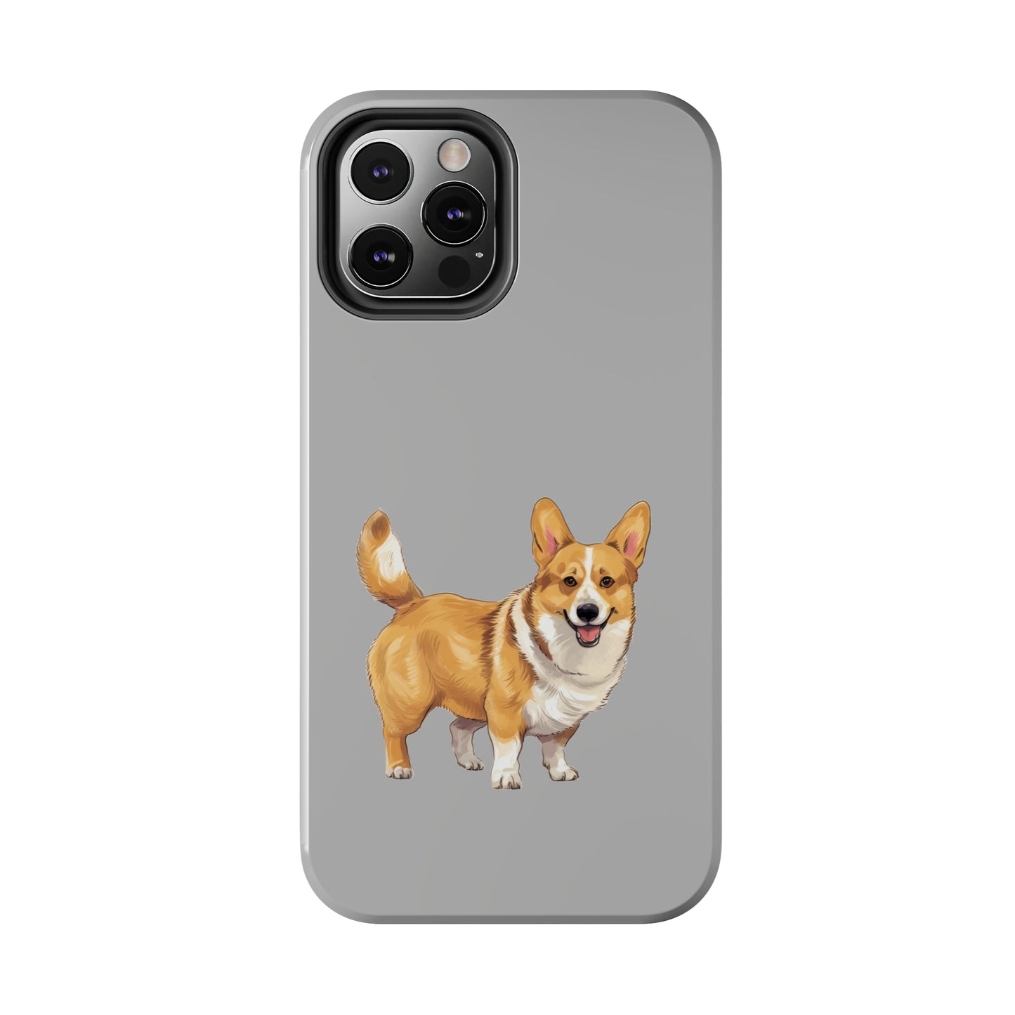 Light Grey Corgi Tough Phone Case