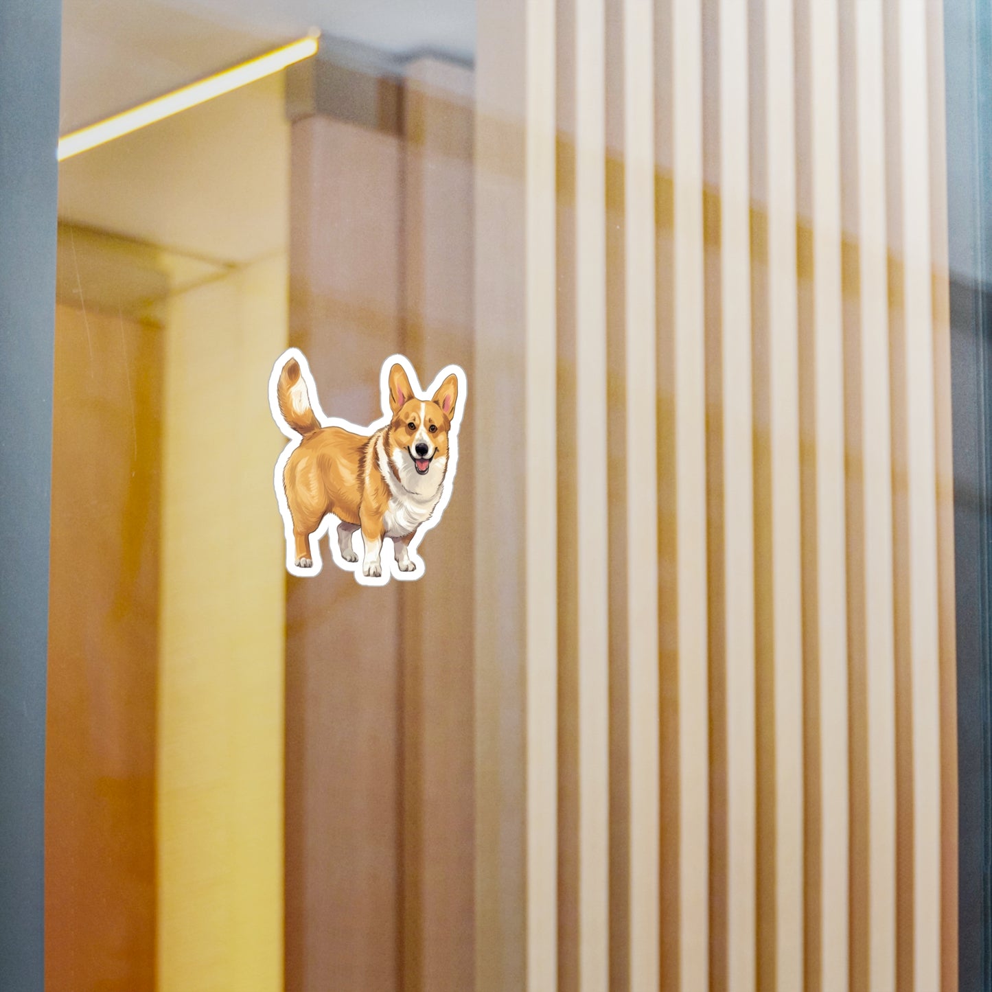 Corgi Sticker - Kiss-Cut Vinyl Decals