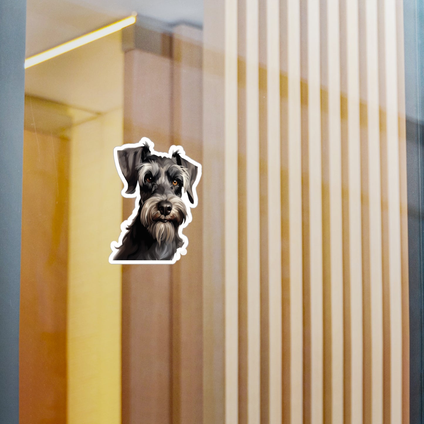 Schnauzer Sticker - Kiss-Cut Dog Vinyl Decals