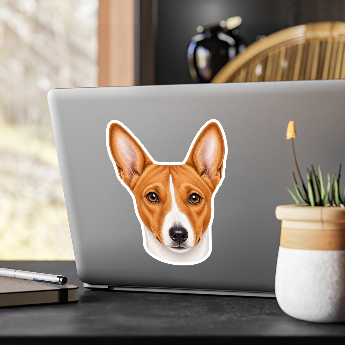 Basenji Sticker | Waterproof Vinyl Decal | Dog Lover Gift