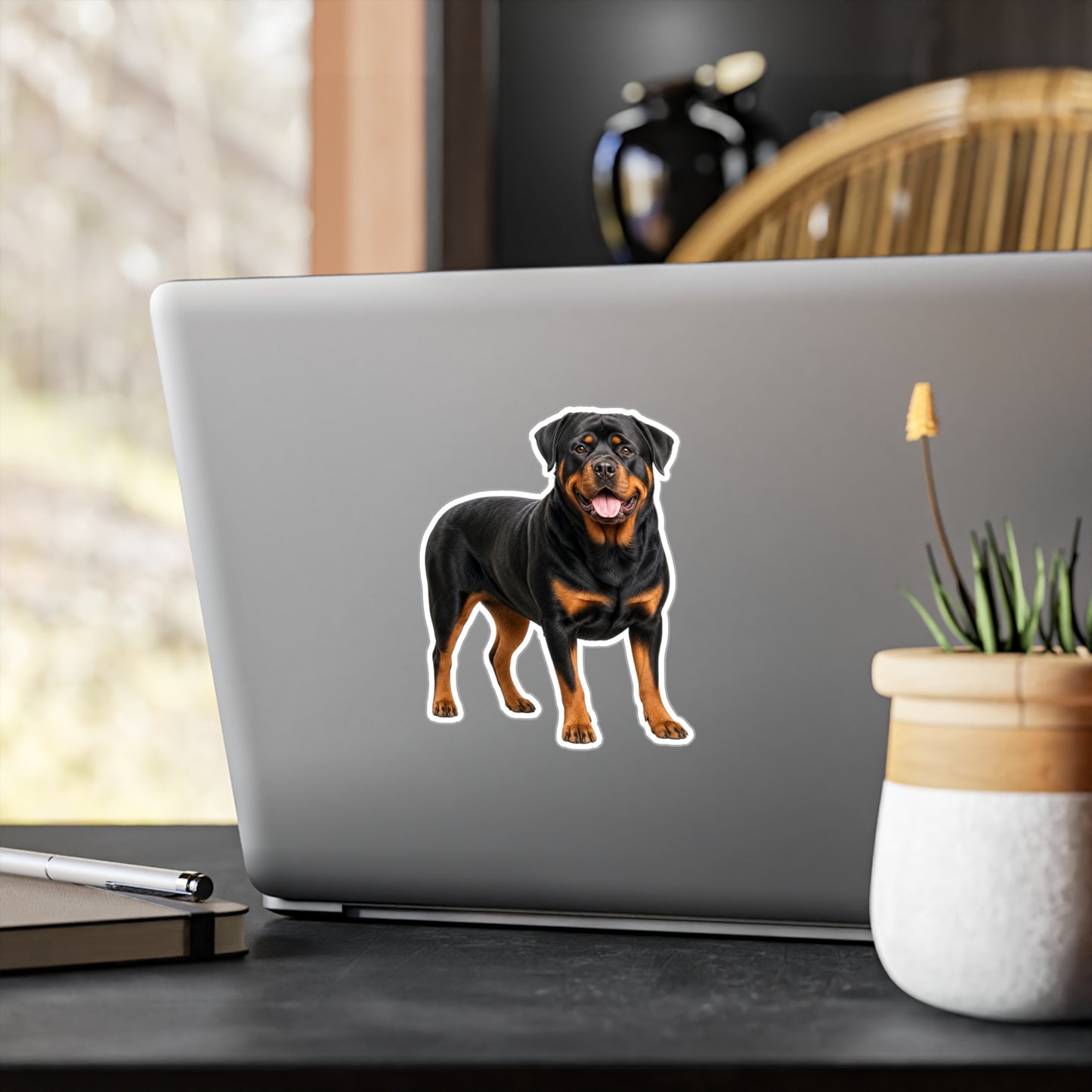 Rottweiler Sticker | Waterproof Vinyl Decal | Dog Lover Gift