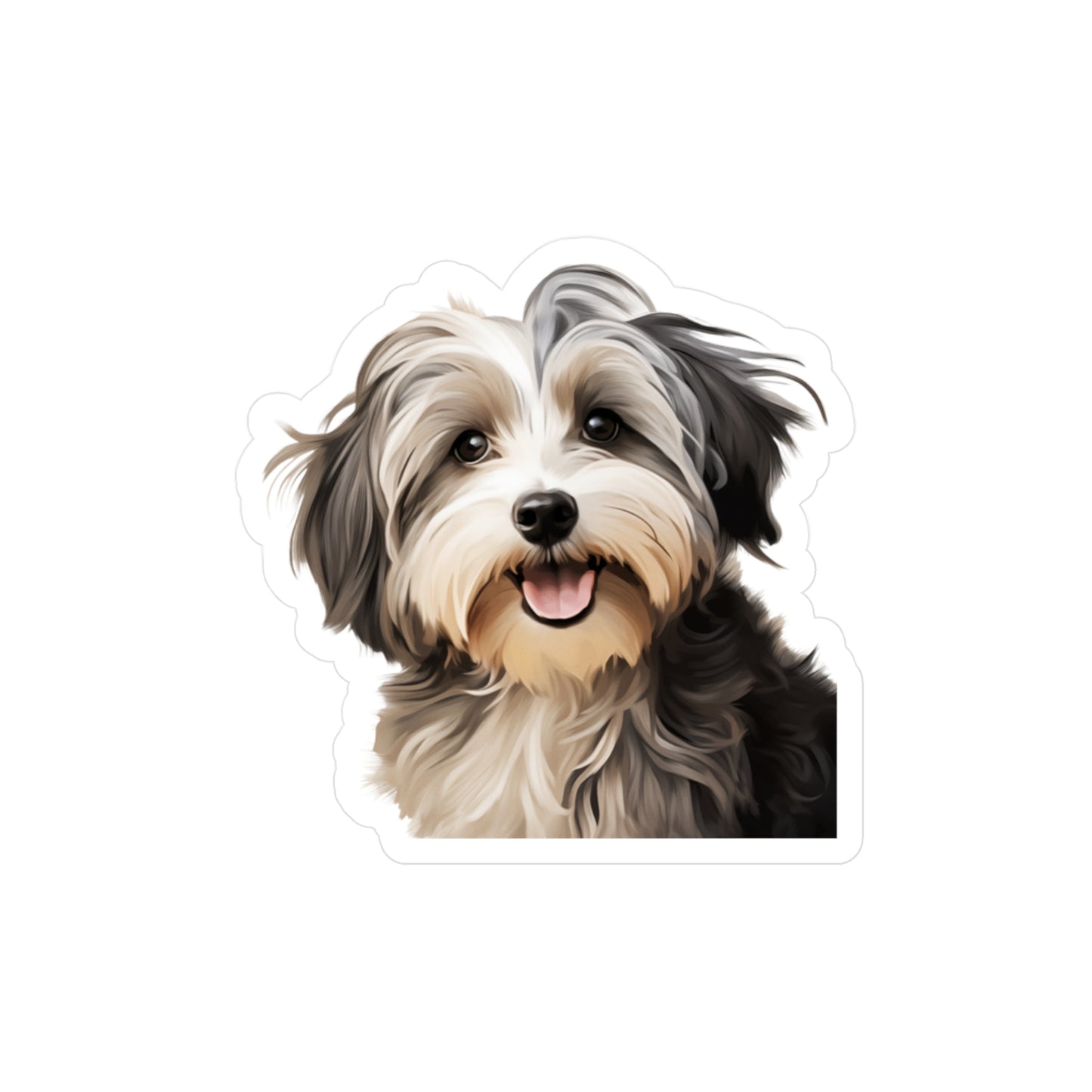 Havanese Sticker - Vinyl Dog Decals