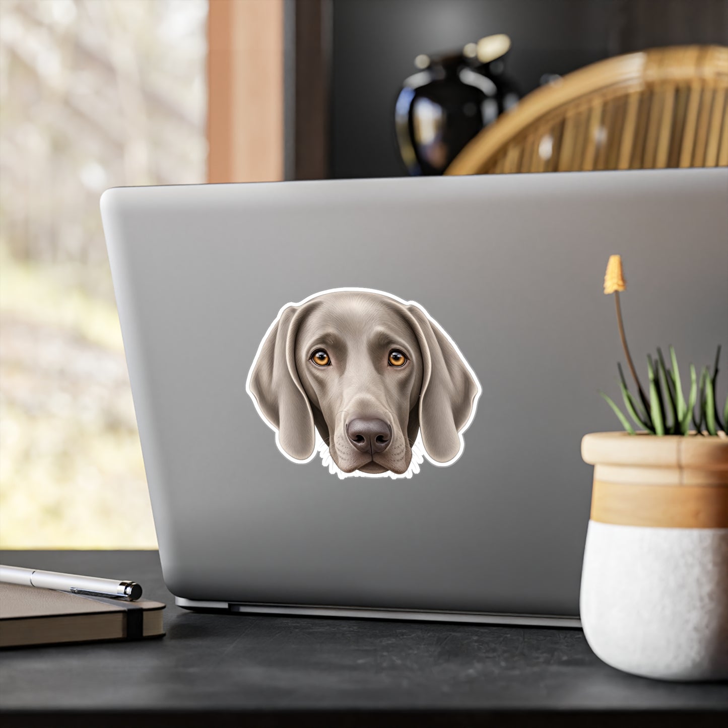 Weimaraner Sticker | Waterproof Vinyl Decal | Dog Lover Gift