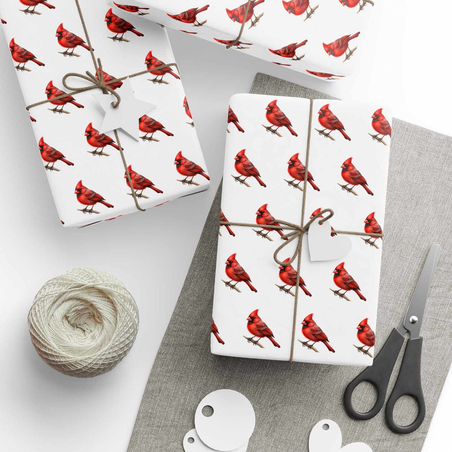 Cardinal Wrapping Paper - Bird Gift Wrap