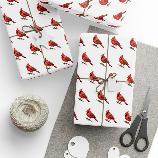 Cardinal Wrapping Paper - Bird Gift Wrap