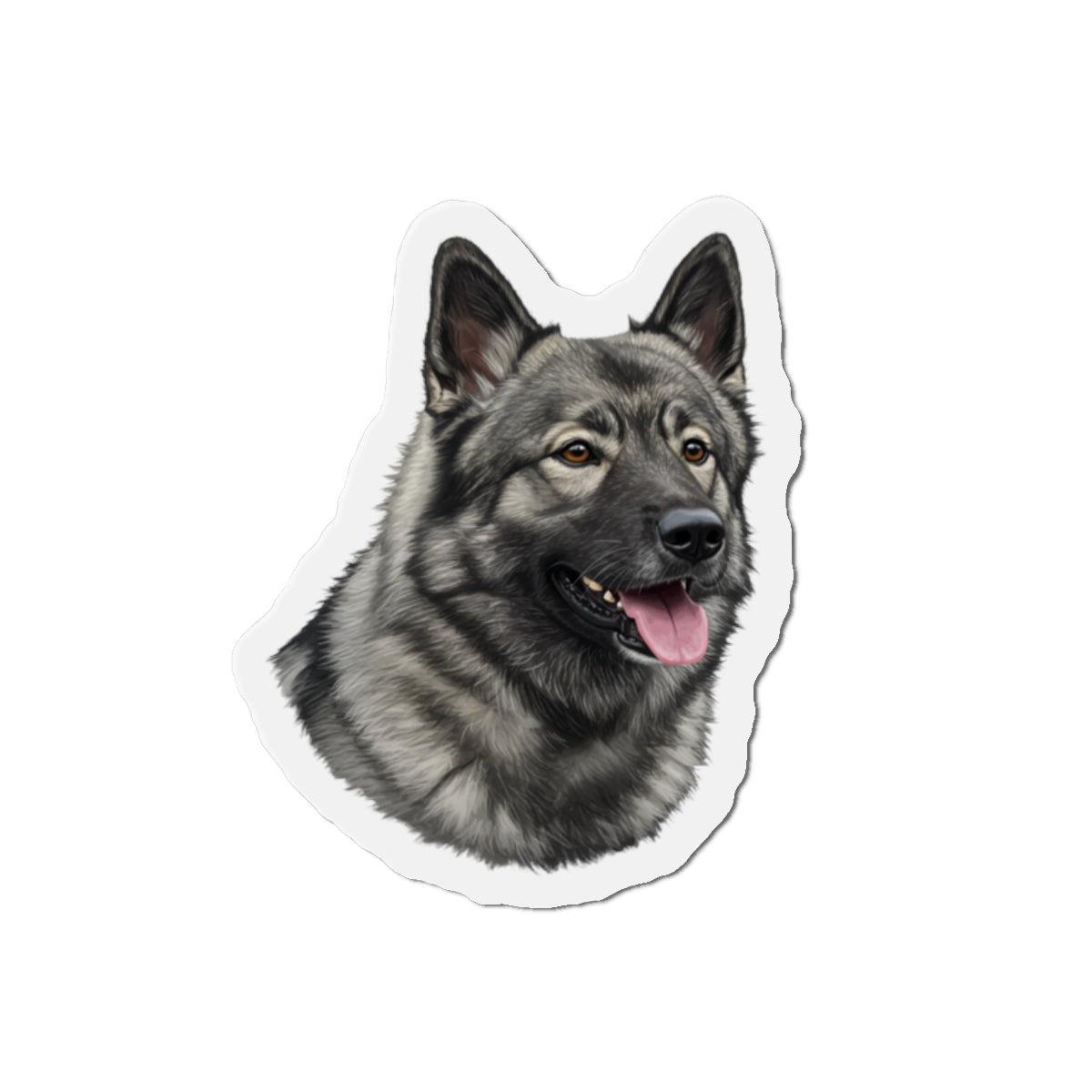 Norwegian Elkhound Magnet - Dog Lover Gift
