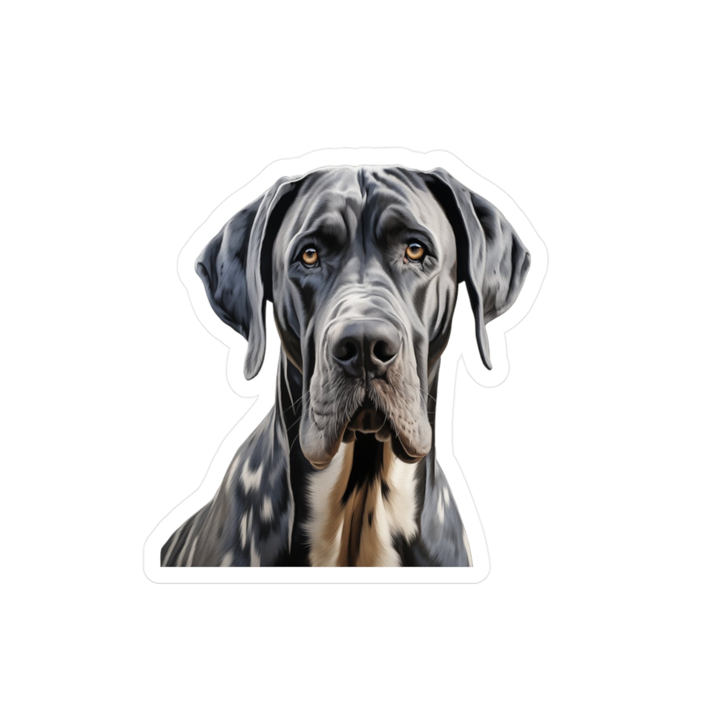 Great Dane Sticker - Kiss-Cut Vinyl Decals