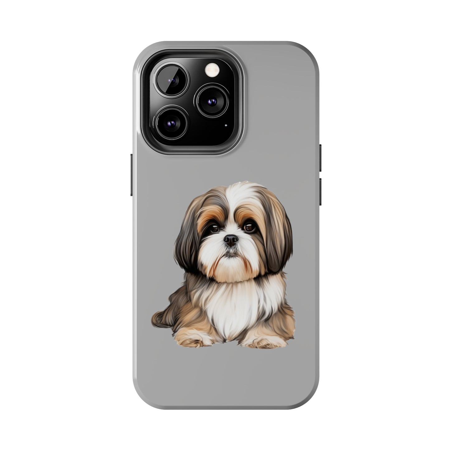 Light Grey Shih Tzu Tough Phone Case