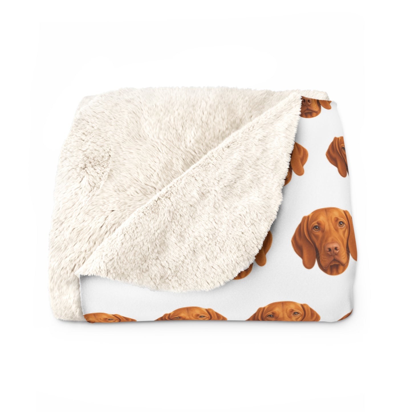 Vizsla Sherpa Fleece Blanket - Dog Lover Gift