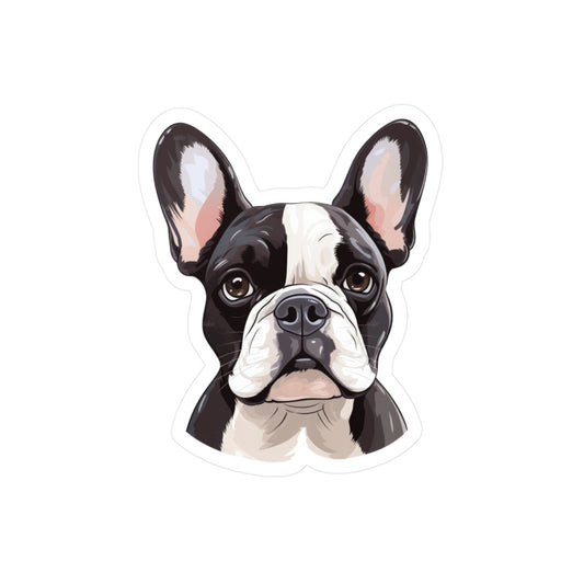 French Bulldog Sticker - Kiss-Cut Vinyl Decals
