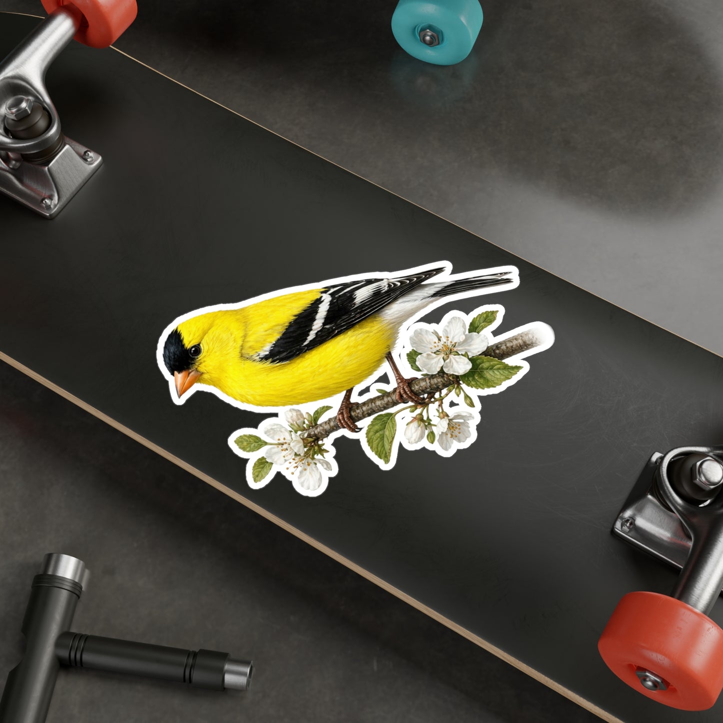 Goldfinch Bird Sticker - Vinyl Decal