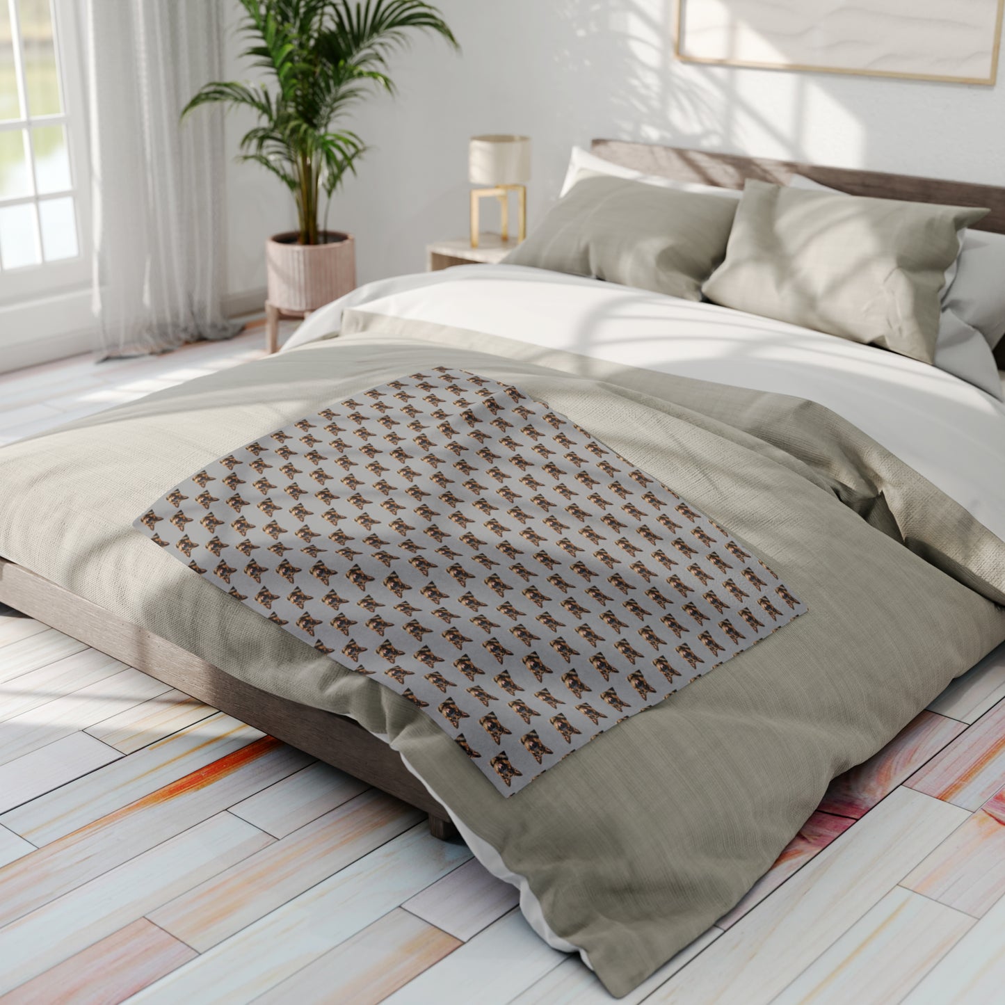 German Shepherd Arctic Fleece Blanket