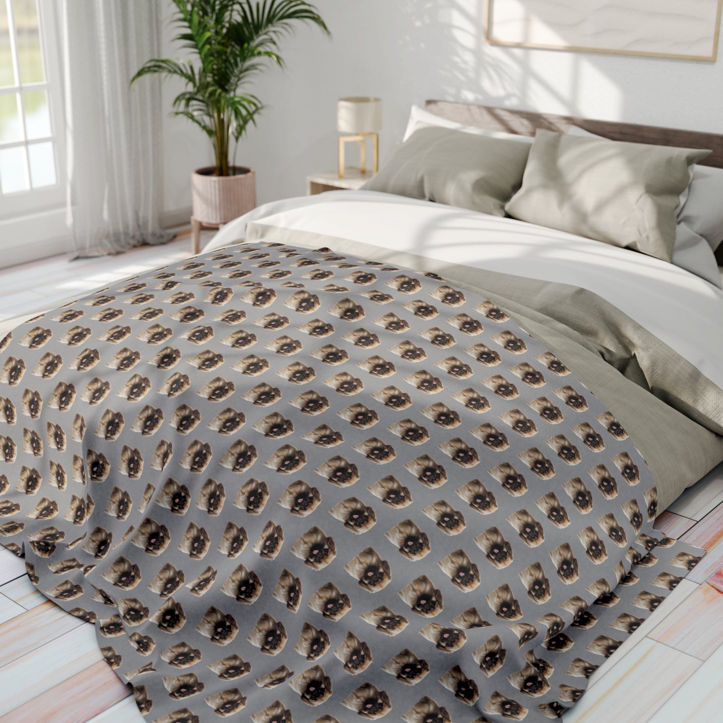 Pekingese Arctic Fleece Blanket