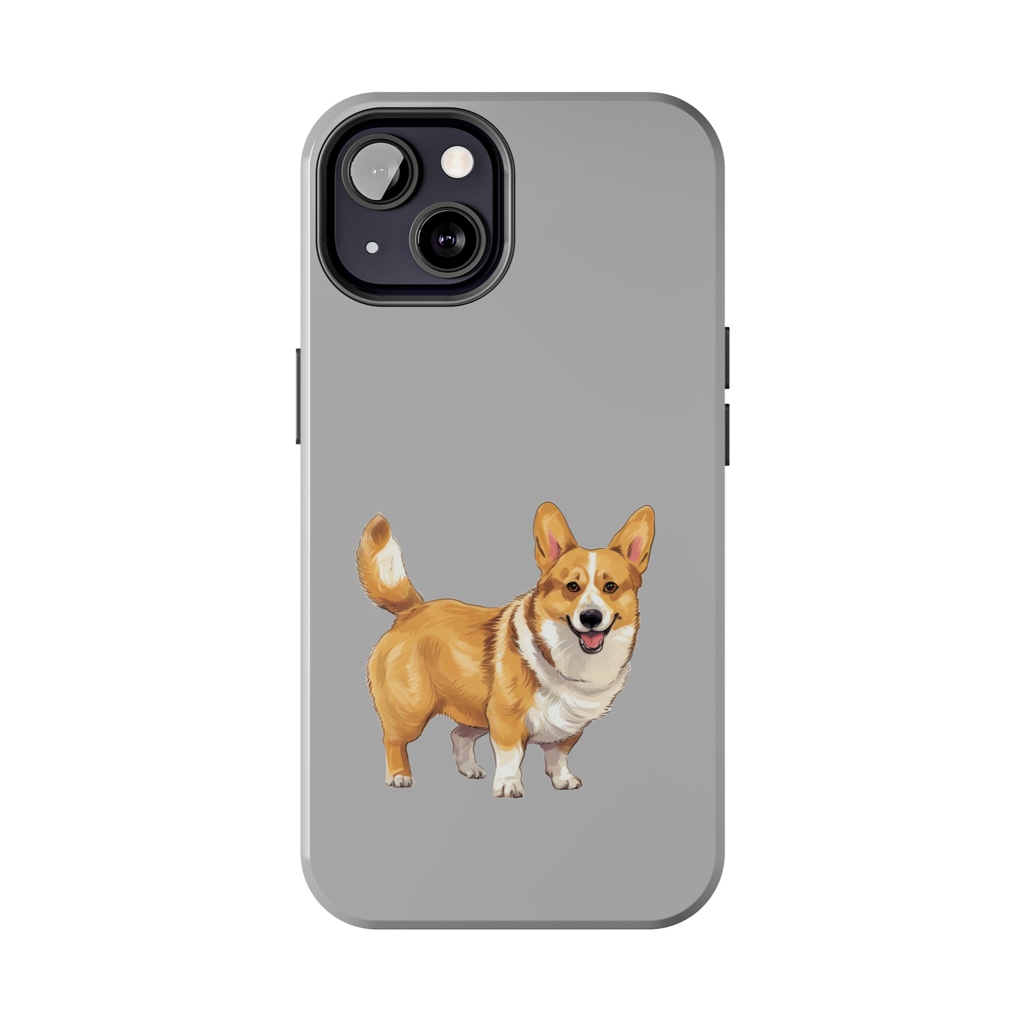Light Grey Corgi Tough Phone Case