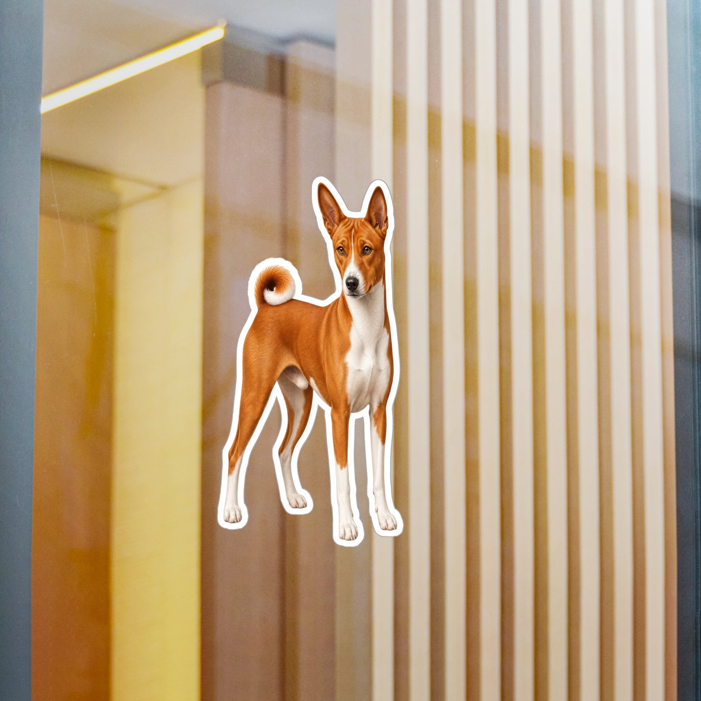 Basenji Sticker | Waterproof Vinyl Decal | Dog Lover Gift
