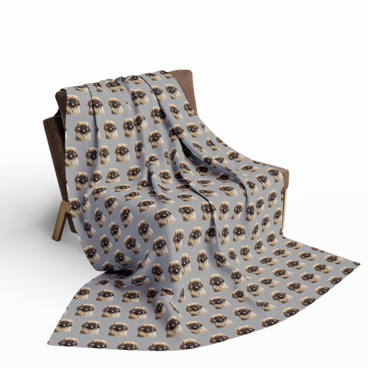 Pekingese Arctic Fleece Blanket