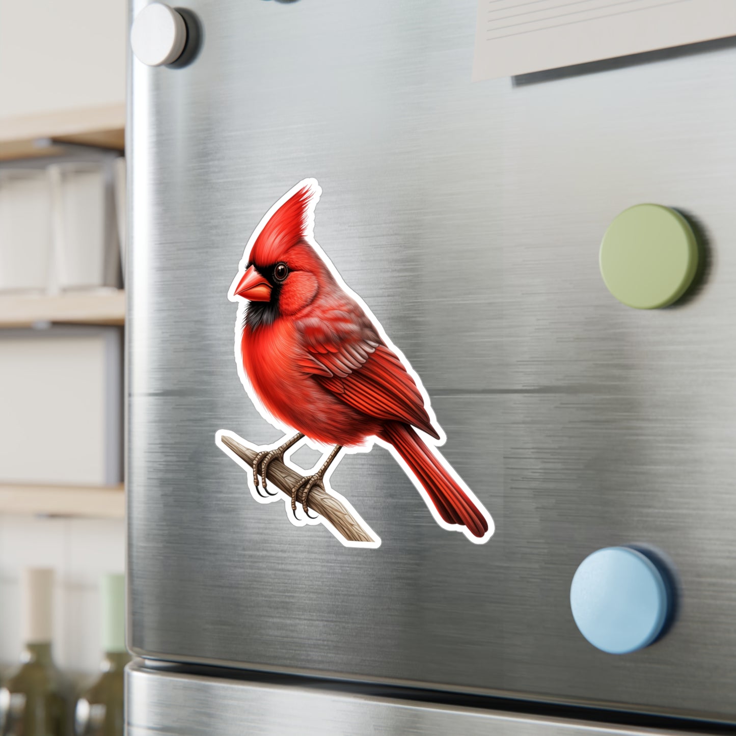 Cardinal Sticker - Waterproof Bird Decal