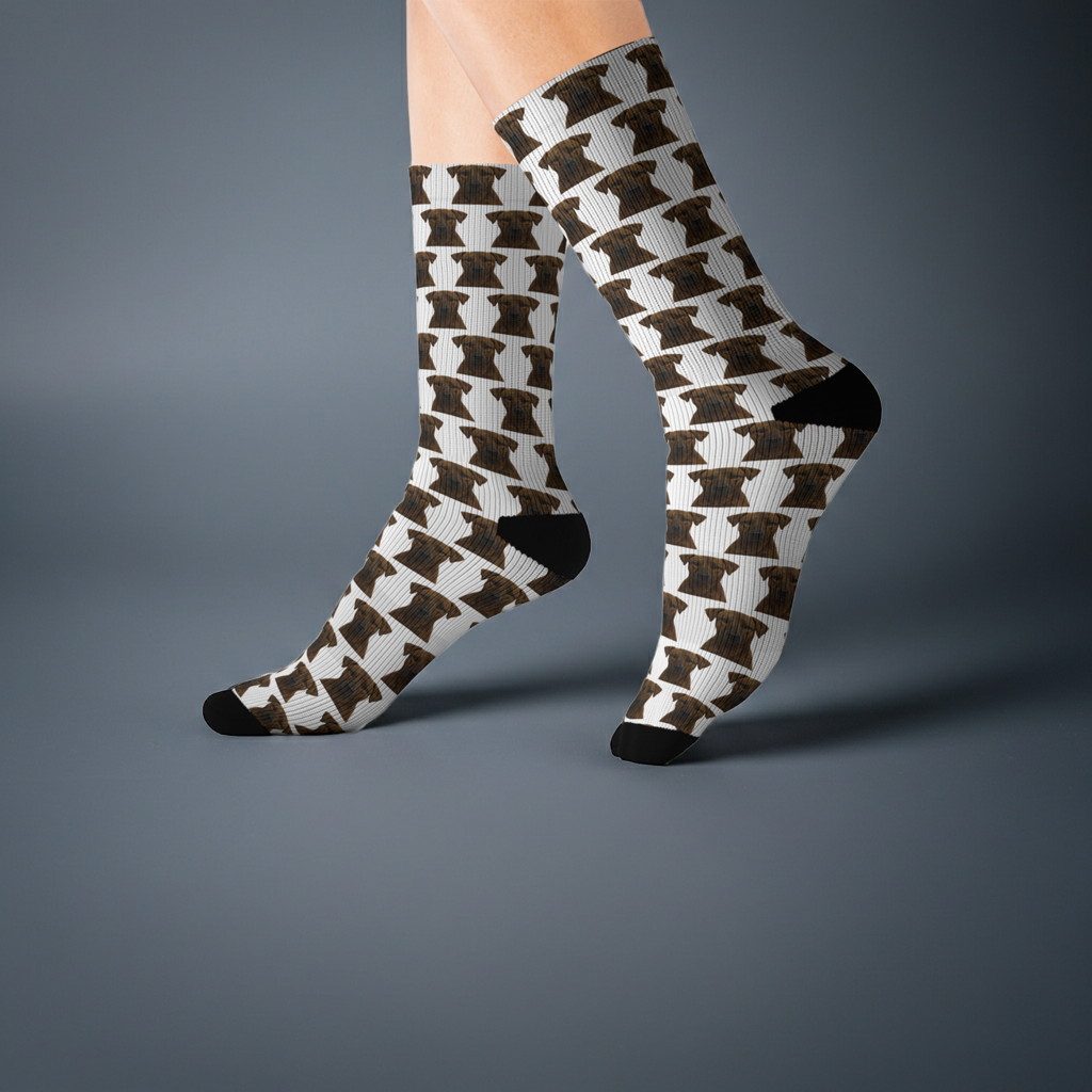 Africanis Socks - Dog Lover Gift, Cute Animal Apparel, Pet Owner Present, Colorful Patterned Footwear, Unique Puppy Accessory