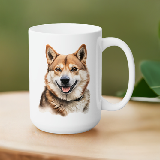 Akita Mug - Dog Mom Gift, Dog Dad Gift - 15 oz