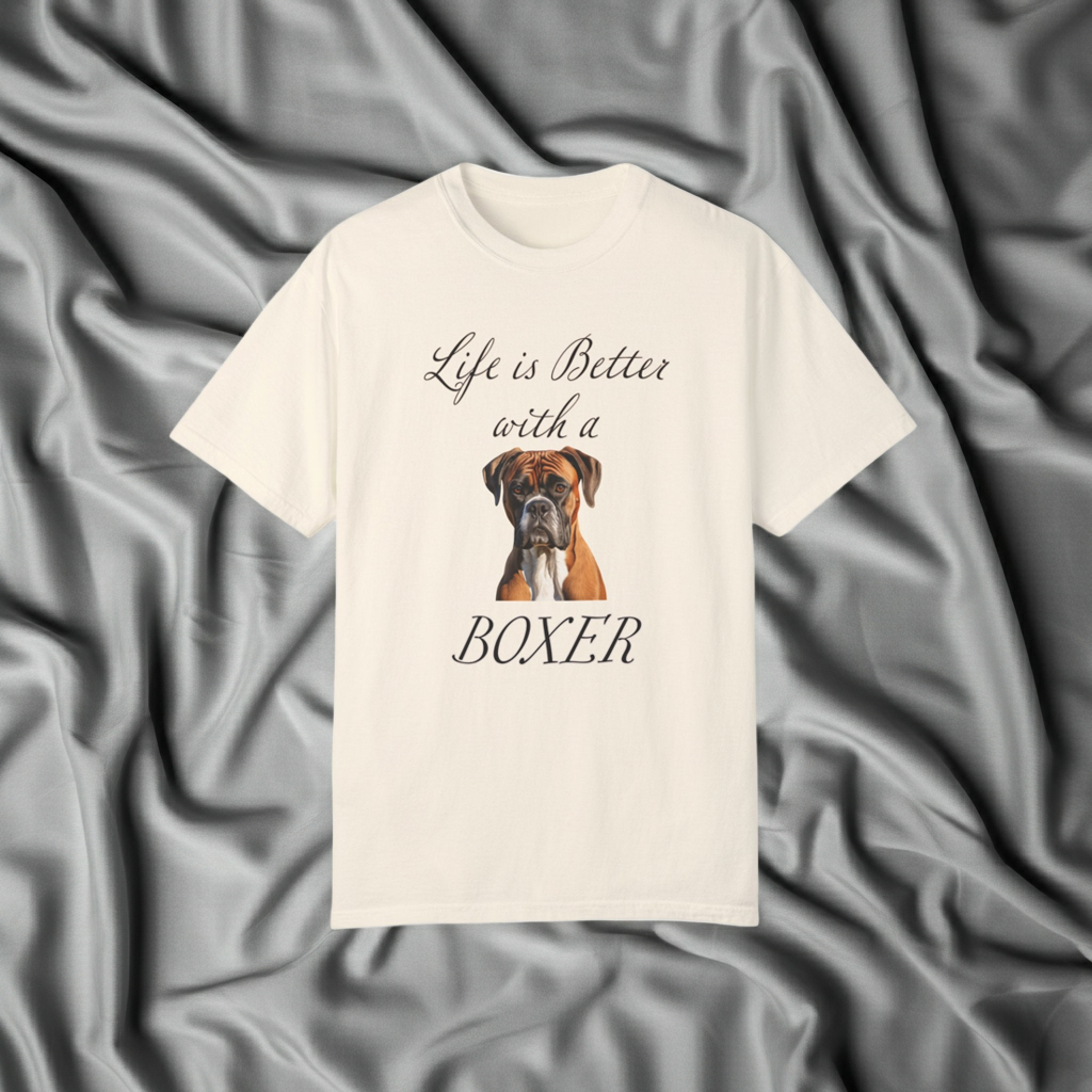 Boxer Tshirt - Dog Mom Shirt, Dog Dad Shirt, gift for Dog Mom