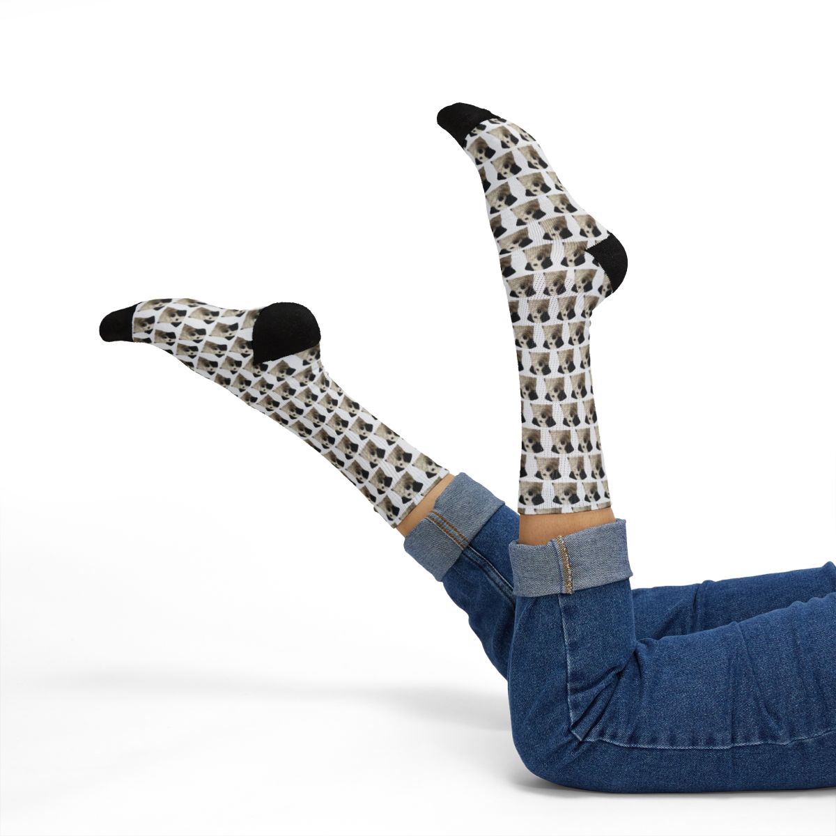 Aidi Socks - Dog Lover Gift, Cute Animal Apparel, Pet Owner Present, Colorful Patterned Footwear, Unique Puppy Accessory