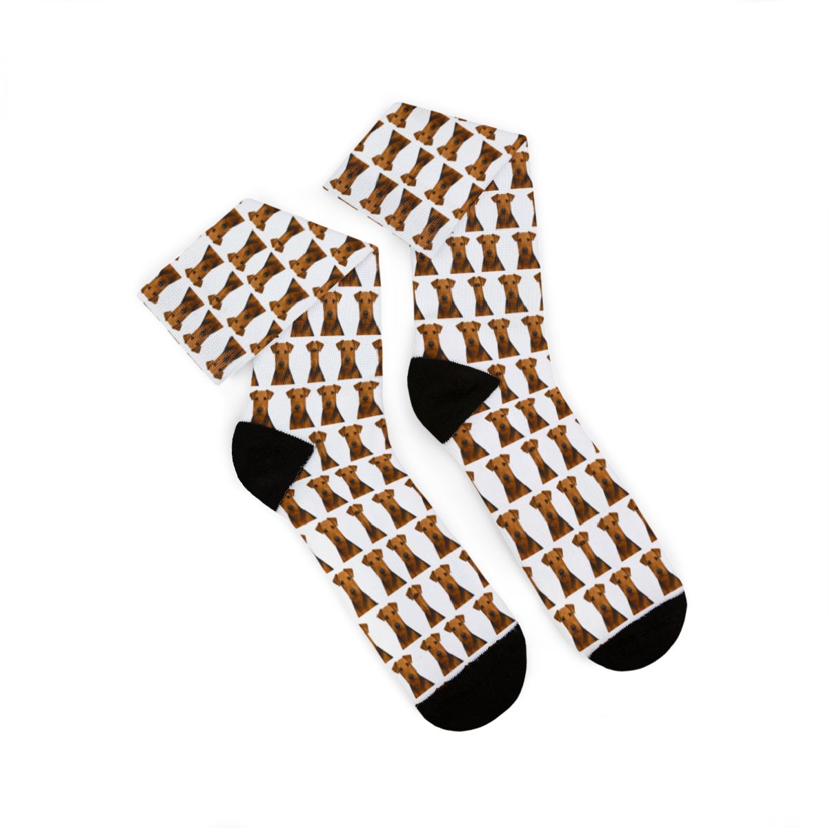 Airedale Terrier Socks - Dog Lover Gift, Cute Animal Apparel, Pet Owner Present