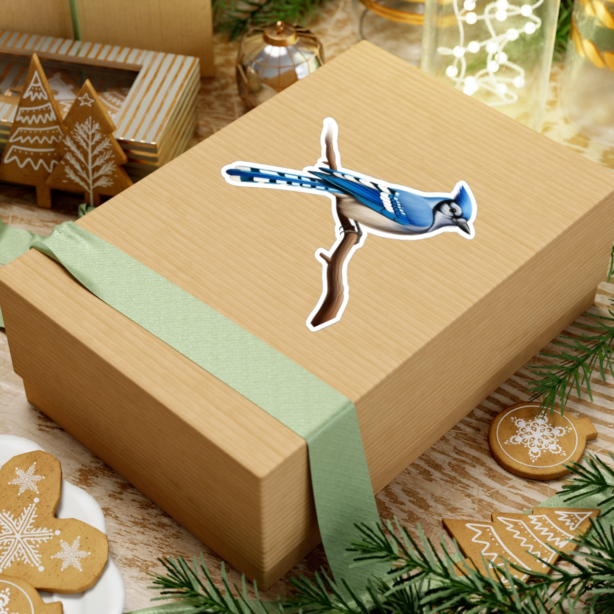 Blue Jay Sticker - Waterproof Bird Decal