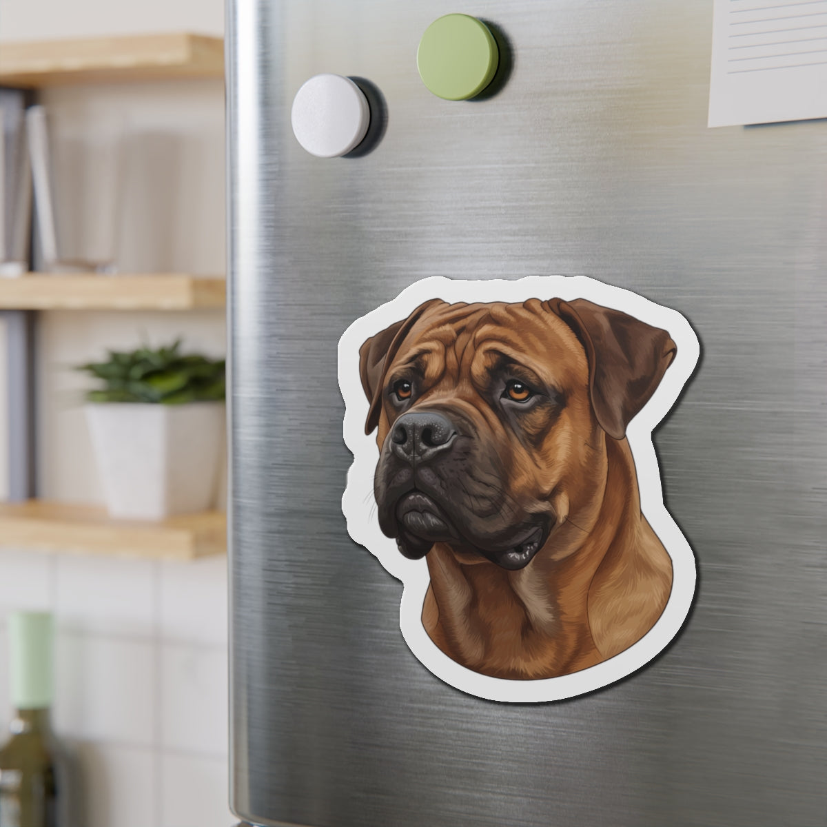 Bullmastiff kitchen magnet