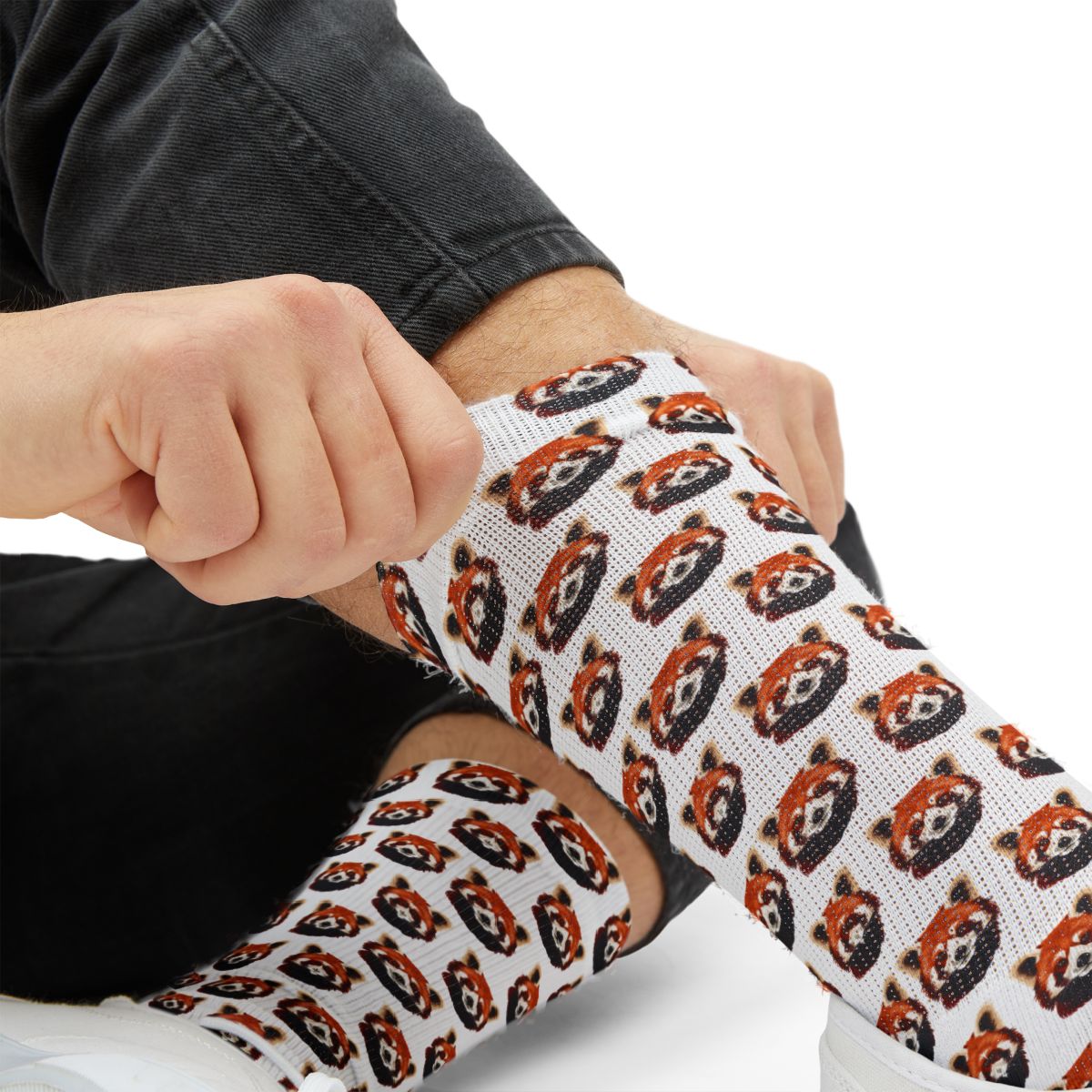 Red Panda Socks