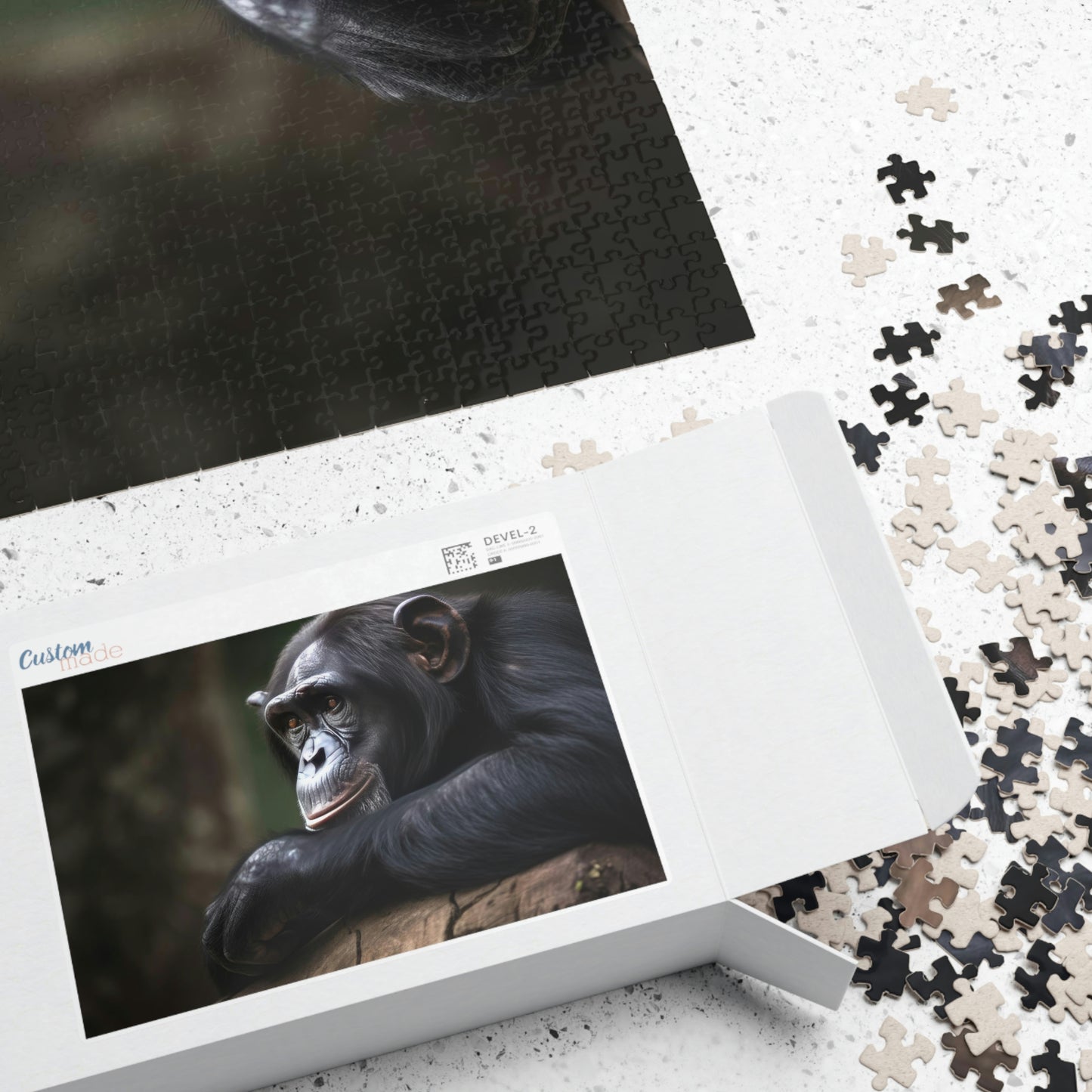 chimpanzee puzzle box