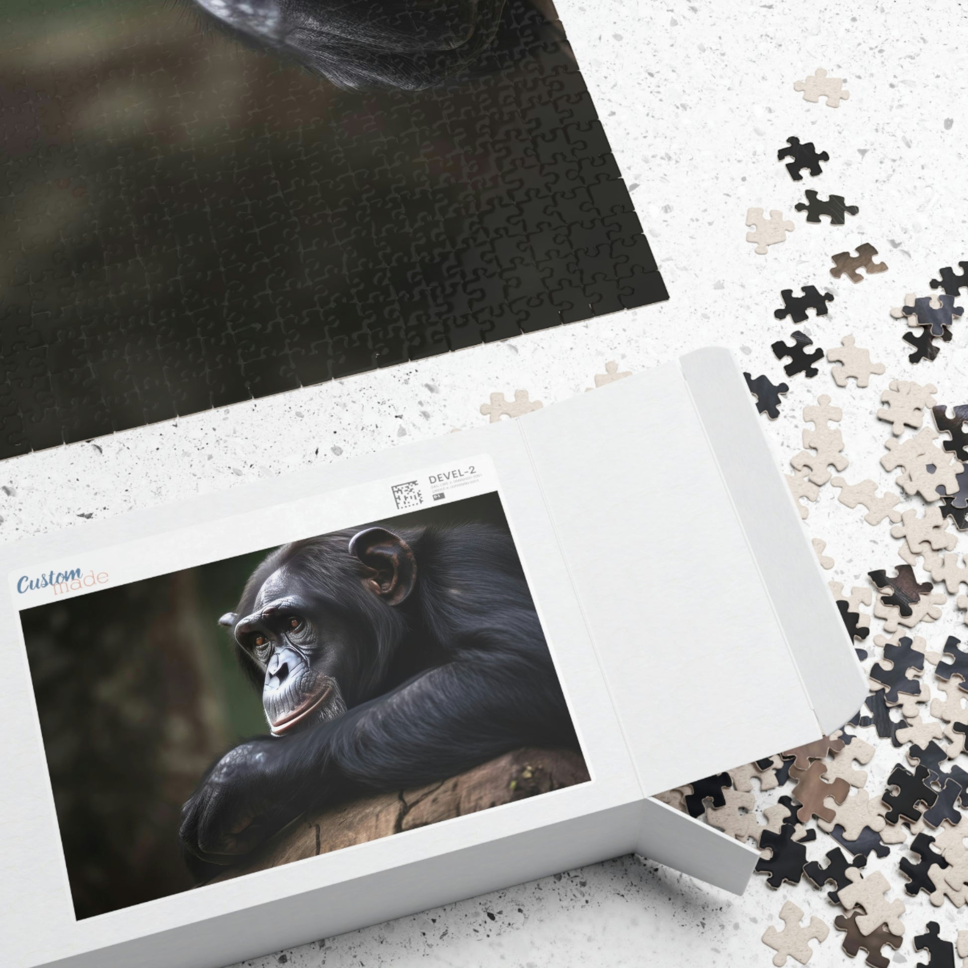 chimpanzee puzzle box