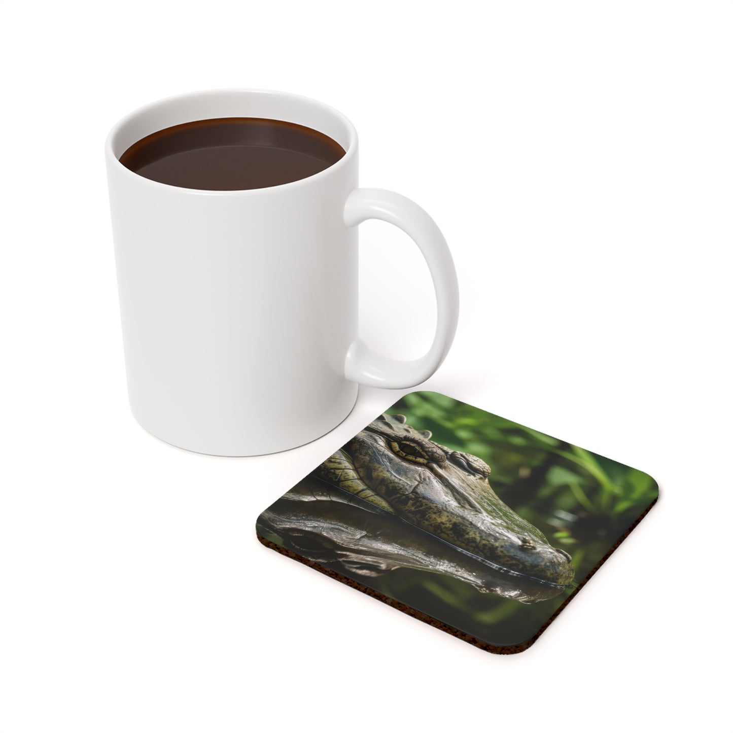 Alligator Cork Back Coaster