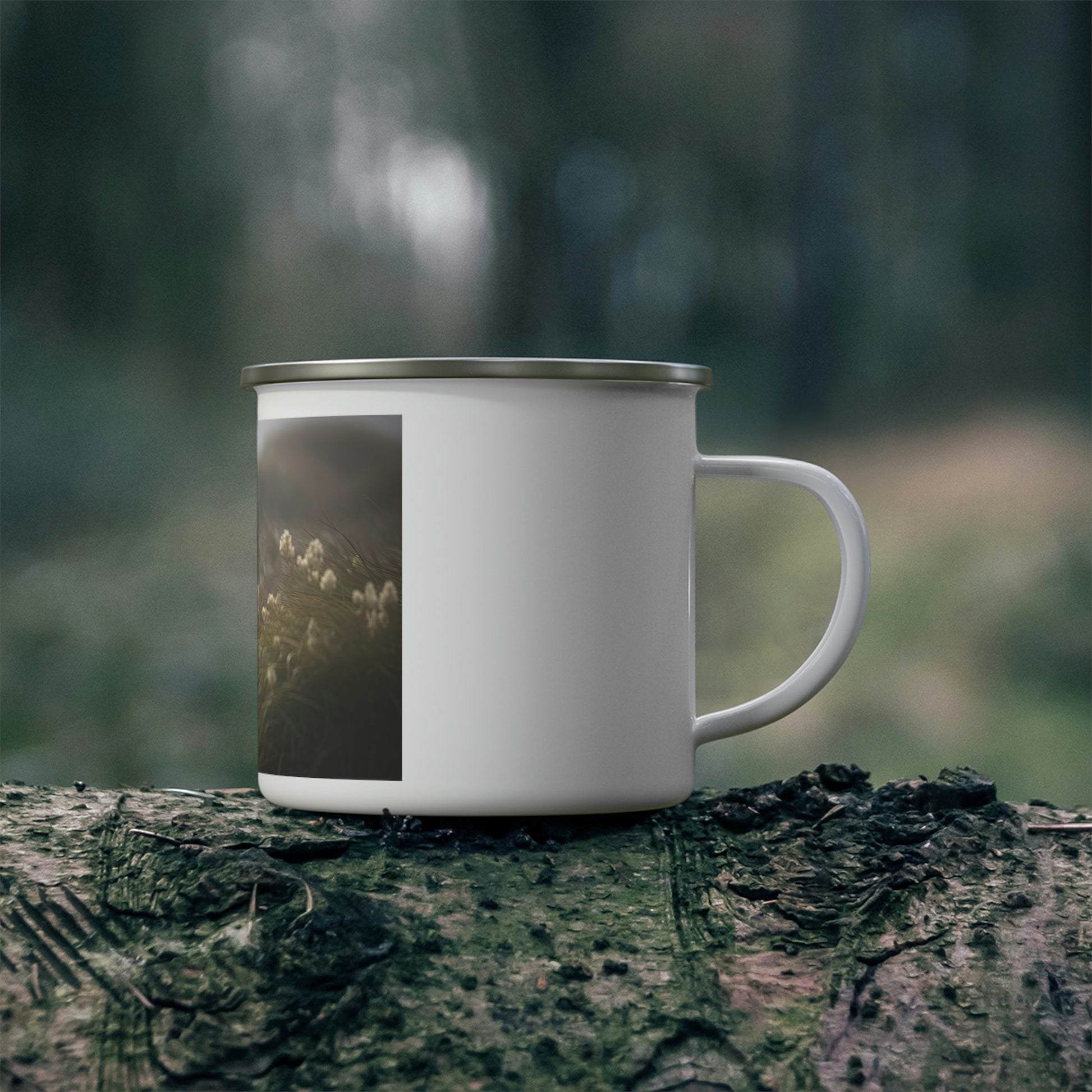 albatross enamel camping mug