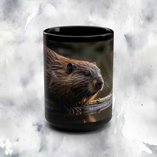 Beaver Mug - 15 oz Ceramic Mug