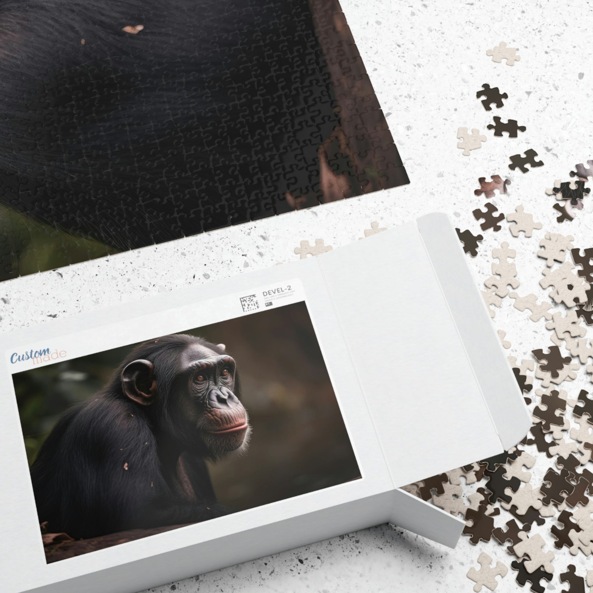 chimpanzee puzzle box