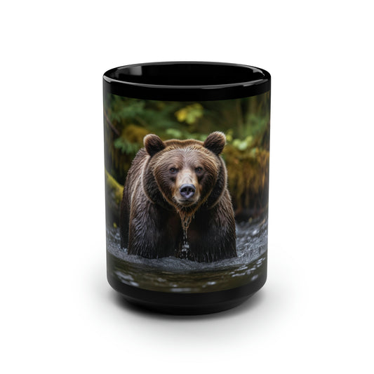 Grizzly Bear Mug - 15oz Ceramic Mug