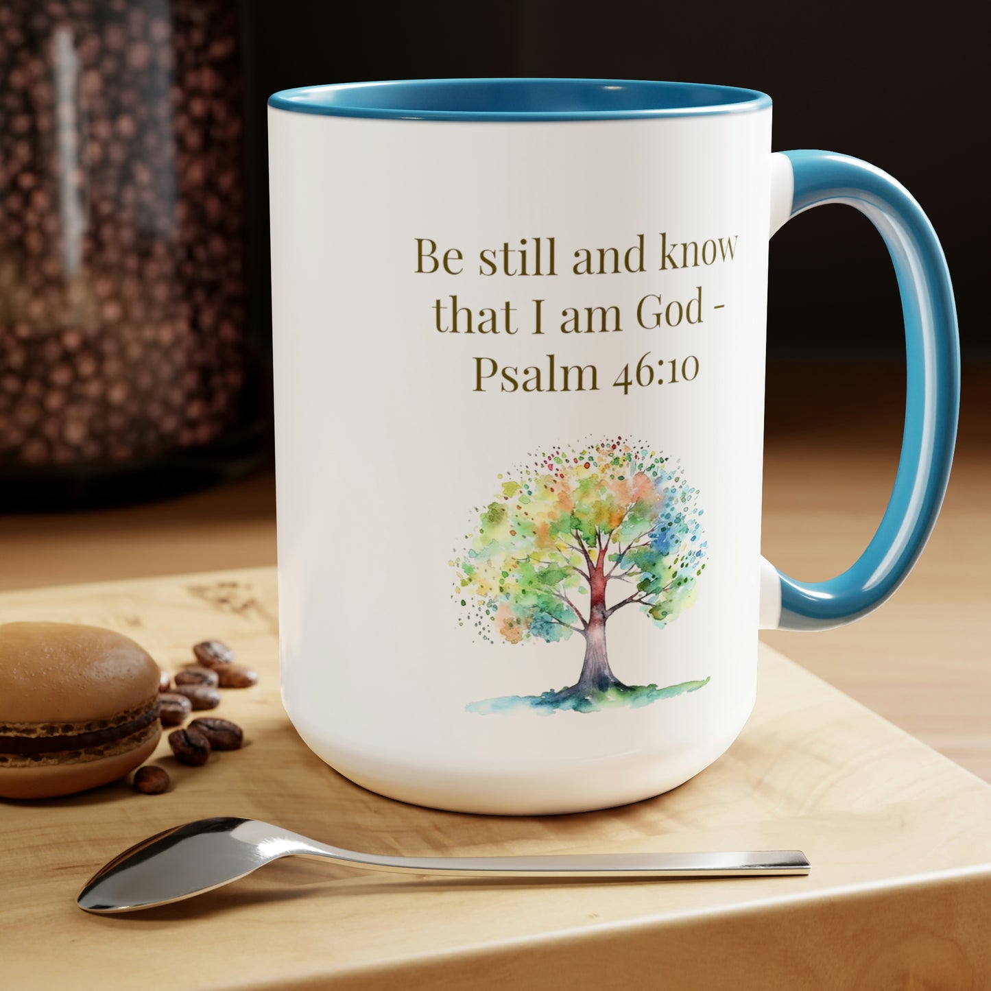 mug in blue