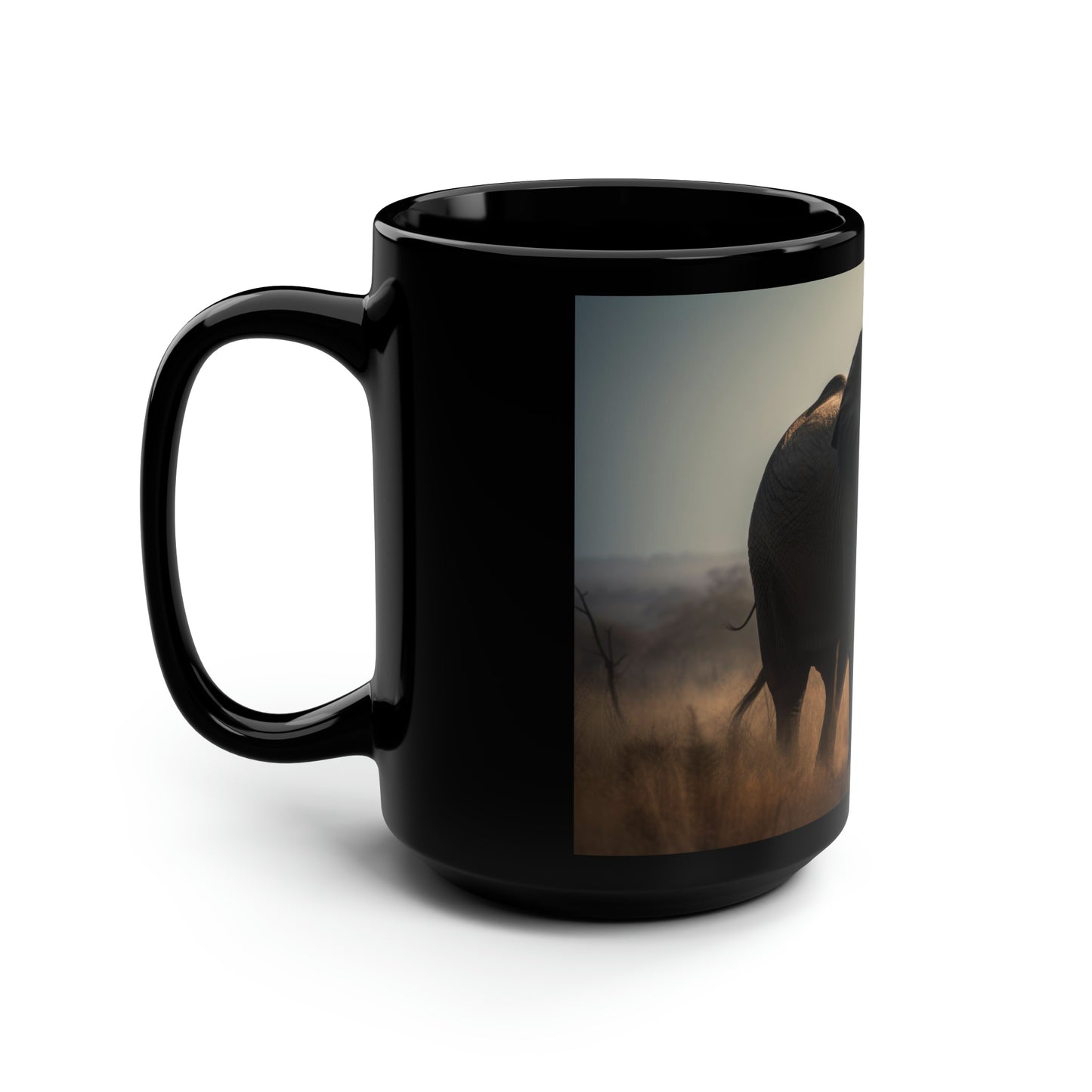 Elephant Mug - 15 oz Ceramic Mug
