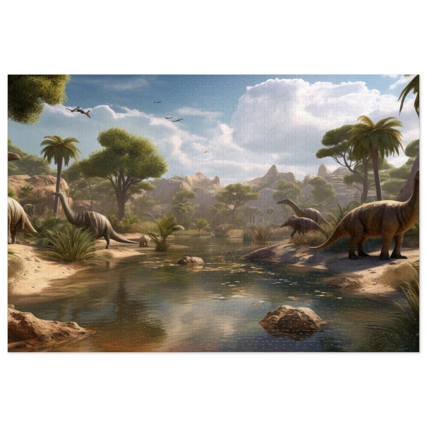 Dinosaur's Cretaceous Oasis 4 (500, 1000 pc)