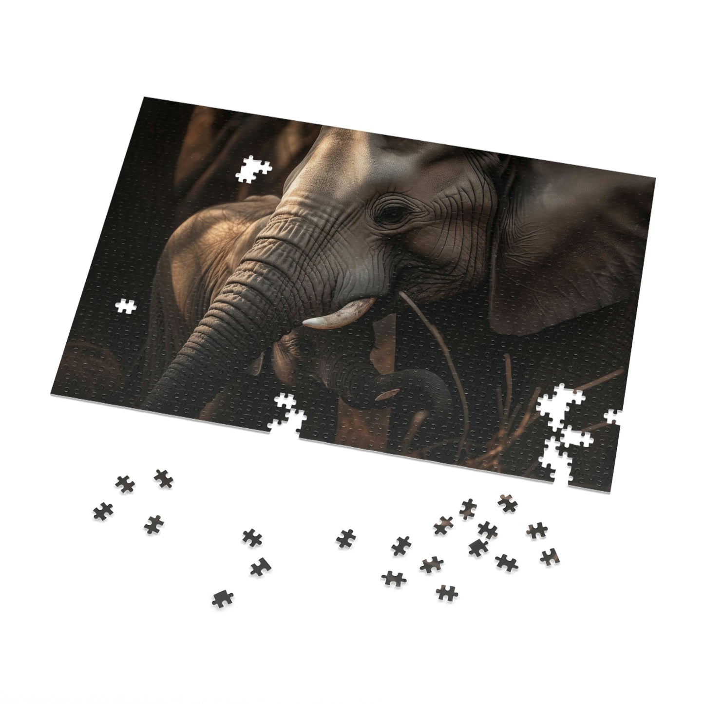 Elephant's Gentle Embrace 3 (500, 1000 piece)