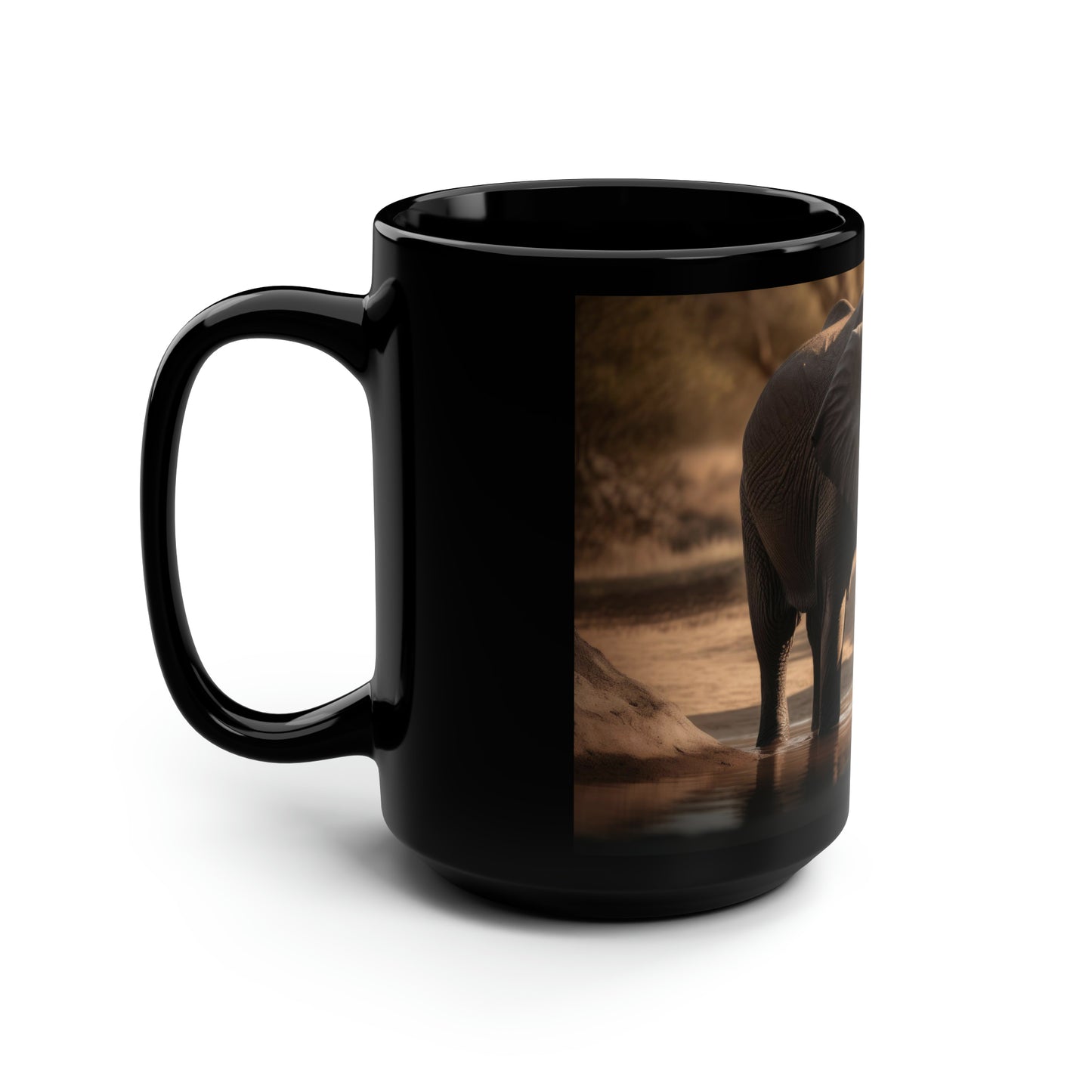 Elephant Mug - 15 oz Ceramic Mug